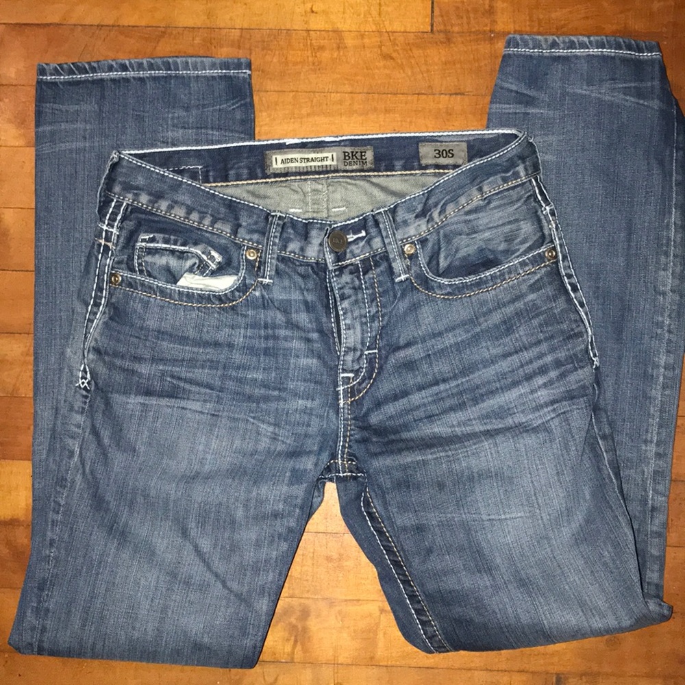 Men’s Buckle Aiden Straight Jeans 30x30 BKE DENIM
